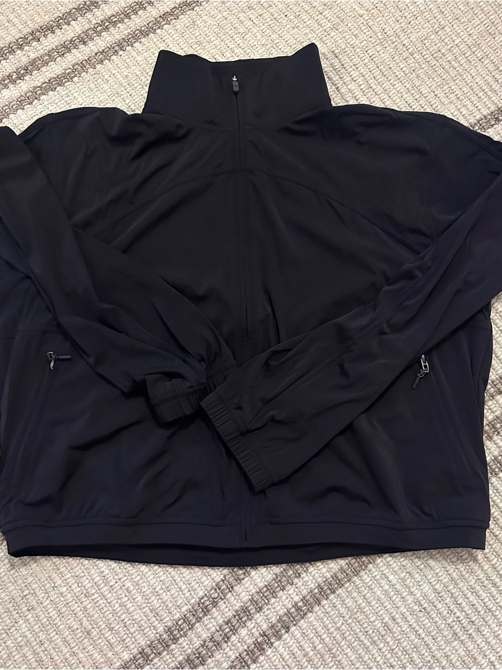Men's Black Full-Zip Track Jacket